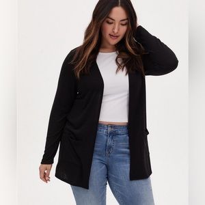 NWT Black Hacci Cardigan, 5X